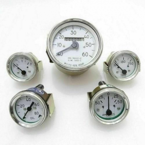 60 Amp Ammeter Gauge - 52mm Black Chrome Bezel 12V Ampere Meter With Backlight