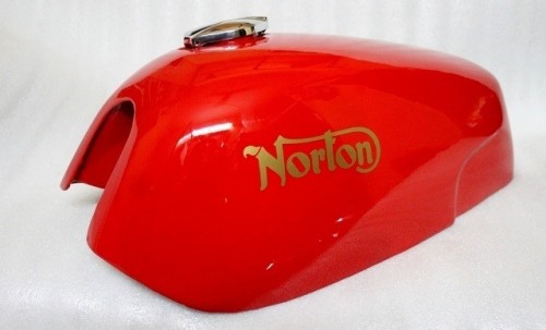 Details about  / Norton Fastback Commando Red /& Silver Gas Fuel Petrol Tank Free Cap|Fits For